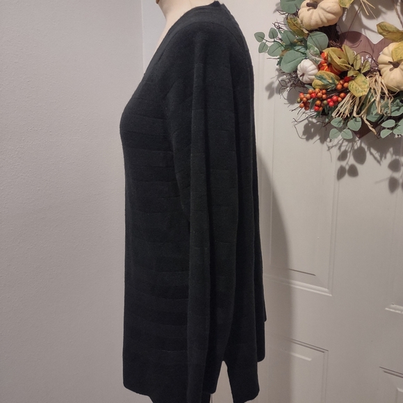 Faded Glory Black Long Sleeve Sweater 1X (16W) - Picture 6 of 13